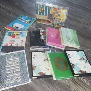 Mixed Lot of 100+ New Blank Greeting Cards scrapbooking or gifting